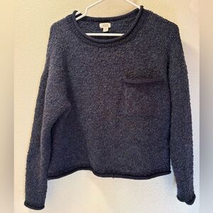 Women's Navy Crew Neck Sweater